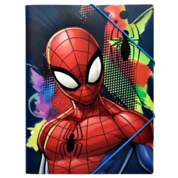 Spiderman Splotch A4 Elastic Folder