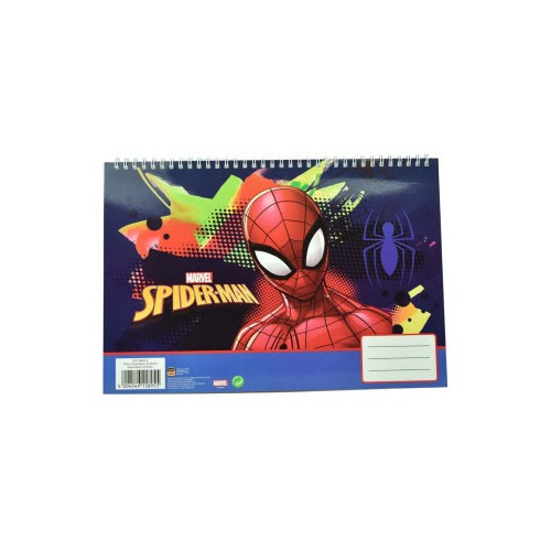 Spiderman Splotch A/4 spiral sketchbook, 30 sheets