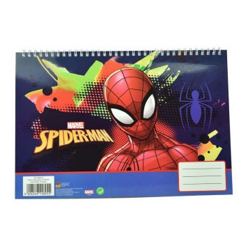 Spiderman Splotch A/4 spiral sketchbook, 30 sheets