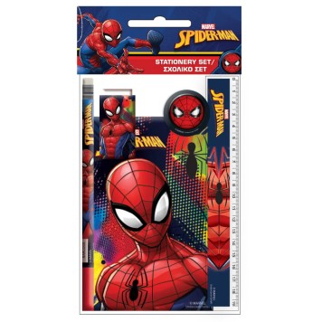 Spiderman Splotch stationery set 5 pcs