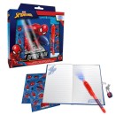 Spiderman Wall diary + magic pen set