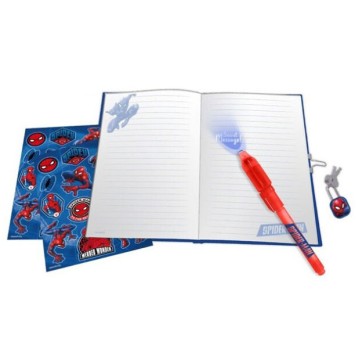 Spiderman Wall diary + magic pen set