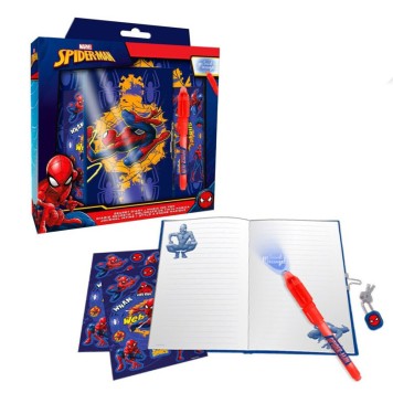 Spiderman Web-Slinger diary + magic pen set Grade II