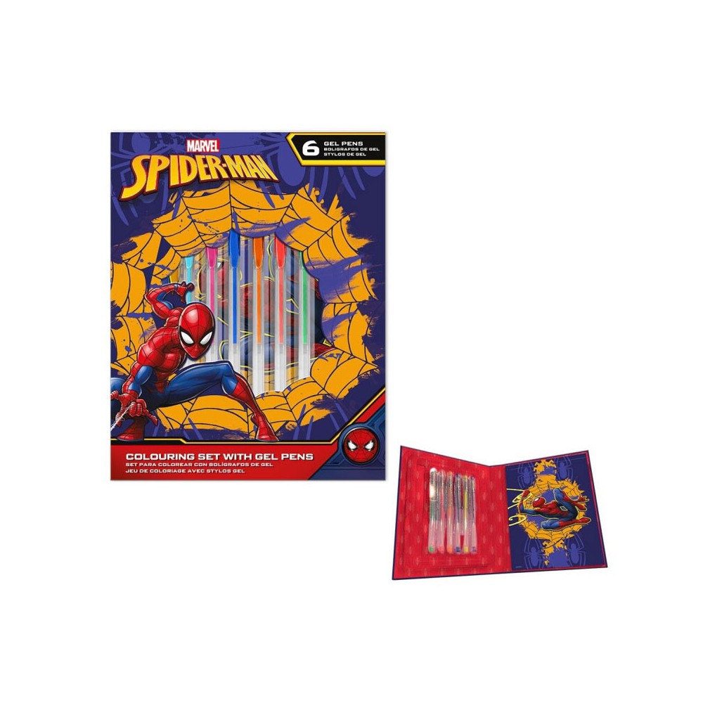 Spiderman Web-Slinger notebook + gel pen set