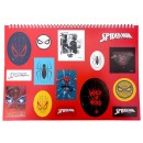 Spiderman World of Webs A/4 spiral sketchbook with 40 sheets and stickers