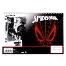 Spiderman World of Webs A/4 spiral sketchbook, 30 sheets