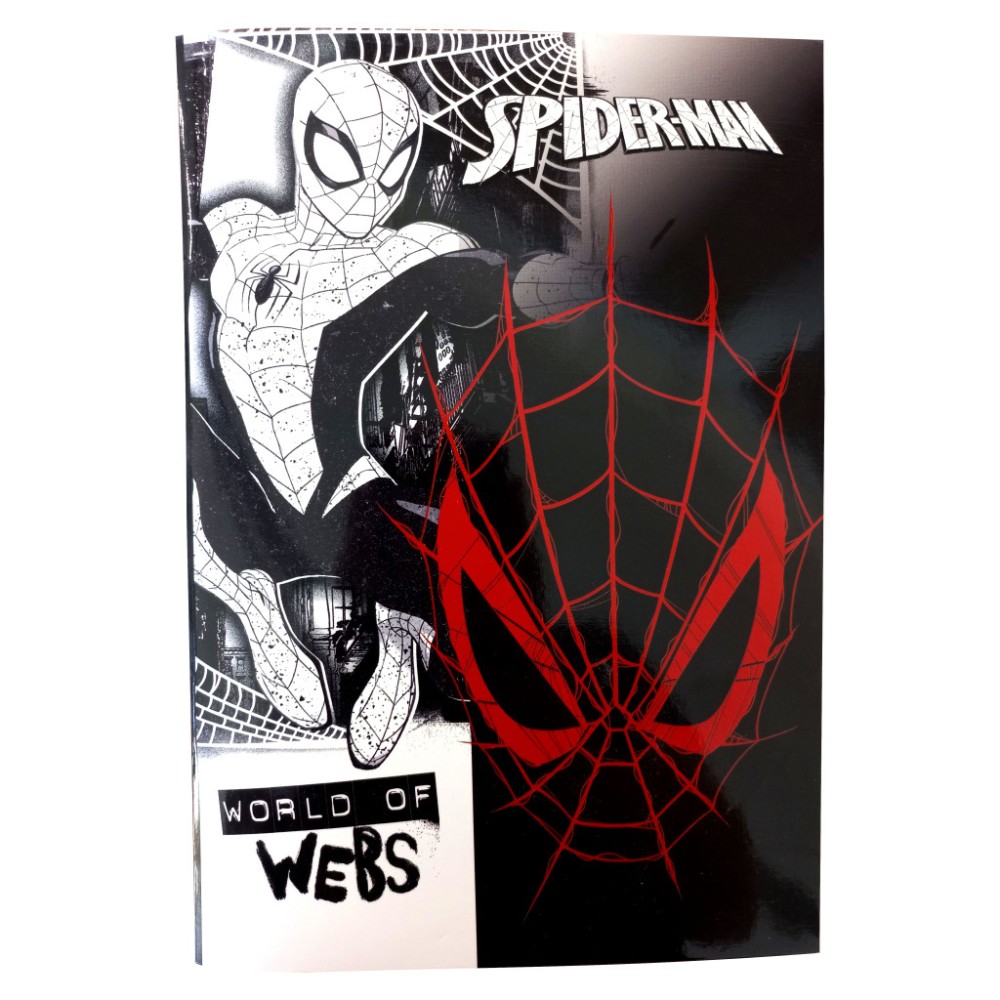 Spiderman World of Webs B/5 lined notebook 40 sheets