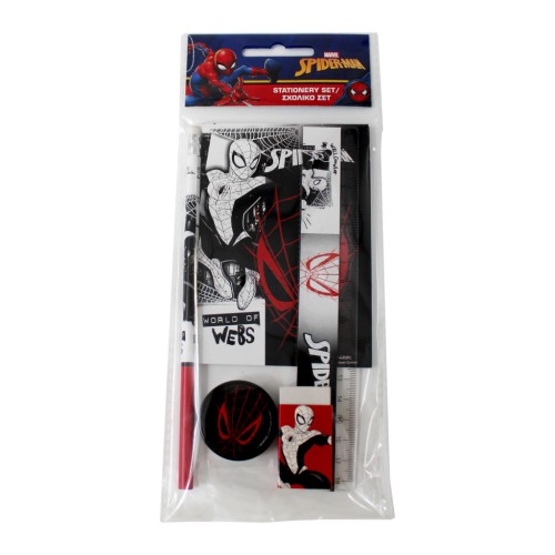 Spiderman World of Webs stationery set 5 pcs