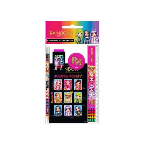 Rainbow High School stationery set 5 pcs