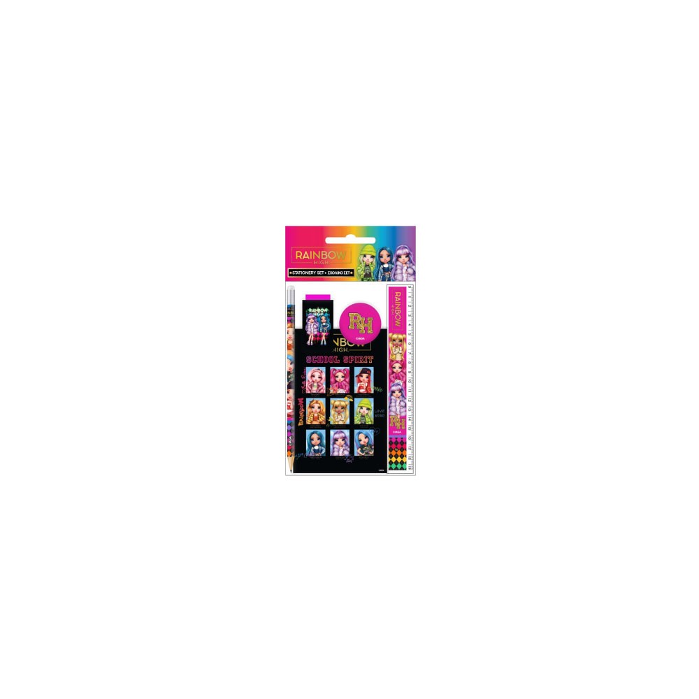 Rainbow High School stationery set 5 pcs