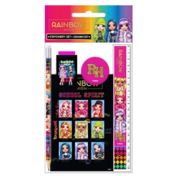 Rainbow High School stationery set 5 pcs