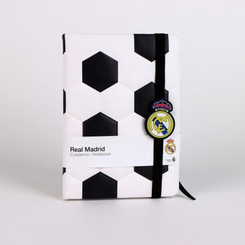 Real Madrid Ball padded notebook, lined notebook