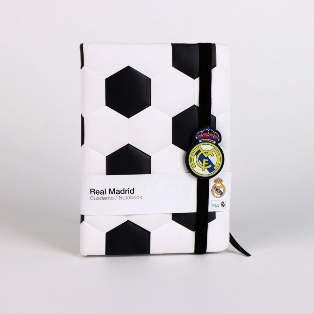 Real Madrid Ball padded notebook, lined notebook