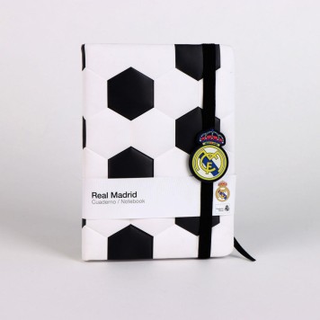 Real Madrid Ball padded notebook, lined notebook