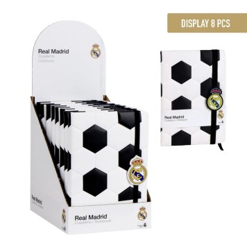 Real Madrid Ball padded notebook, lined notebook
