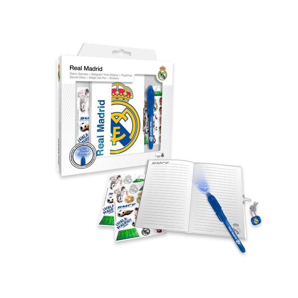 Real Madrid Hala notebook + magic pen set