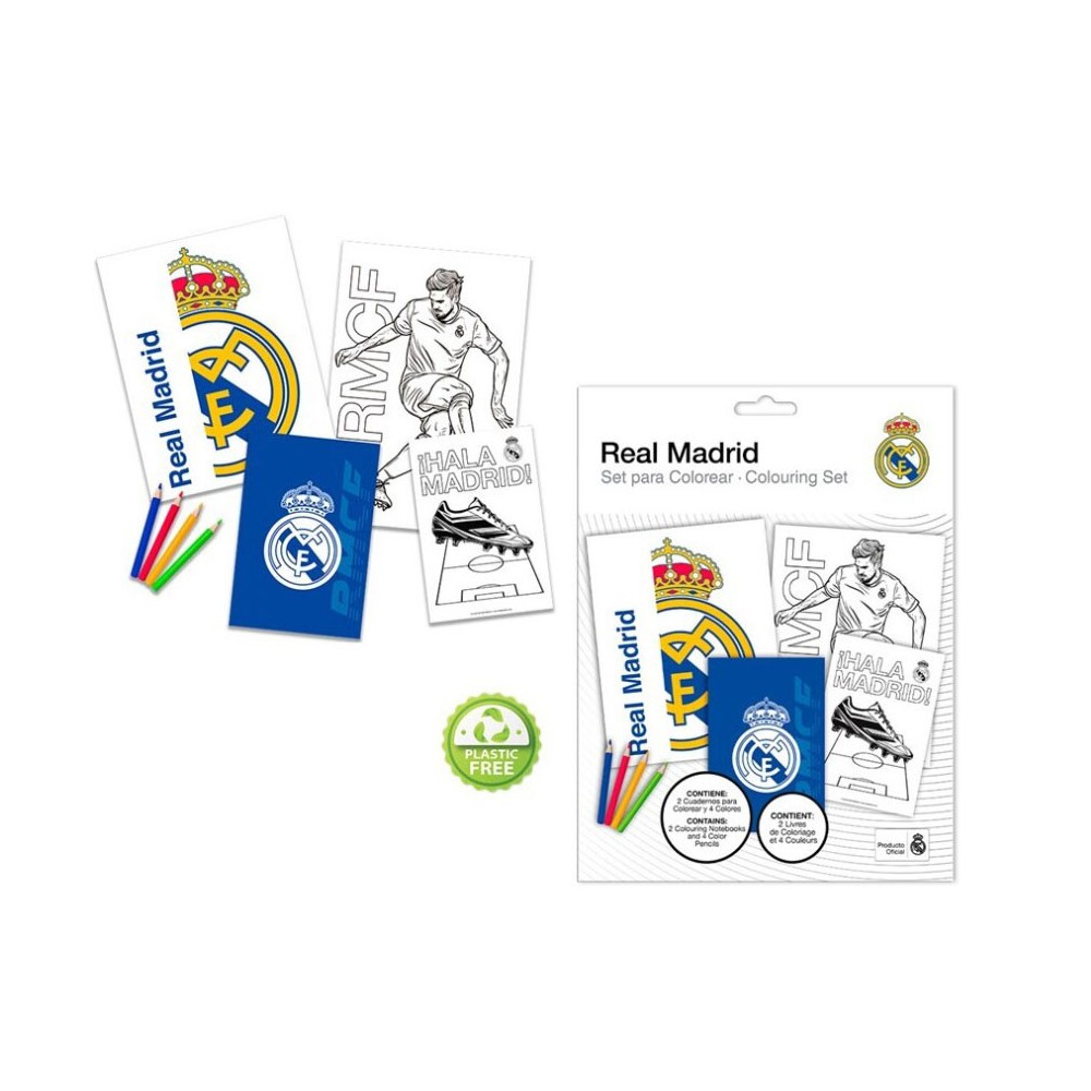 Real Madrid Hala coloring set