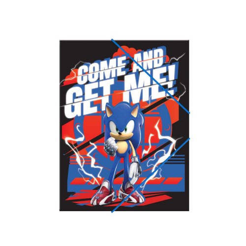 Sonic the Hedgehog Get Me Sonic the Hedgehog A/4 Elastic Folder