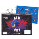 Sonic the Hedgehog Get Me Sonic the Hedgehog A/4 Spiral Sketchbook with 40 Sheets and Stickers