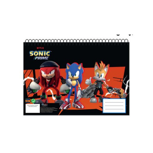 Sonic the Hedgehog Get Me Sonic the Hedgehog A/4 Spiral Sketchbook, 30 sheets