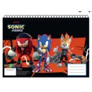 Sonic the Hedgehog Get Me Sonic the Hedgehog A/4 Spiral Sketchbook, 30 sheets