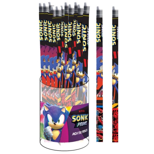 Sonic the Hedgehog Get Me Sonic the Hedgehog HB graphite pencil with eraser