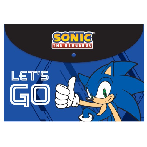 Sonic the Hedgehog Go Fast Sonic the Hedgehog A/4 Document Folder