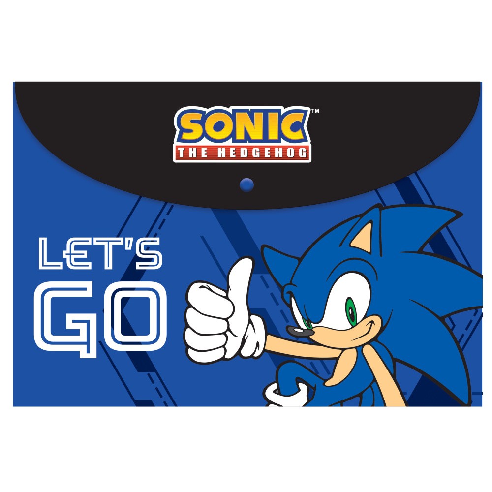 Sonic the Hedgehog Go Fast Sonic the Hedgehog A/4 Document Folder
