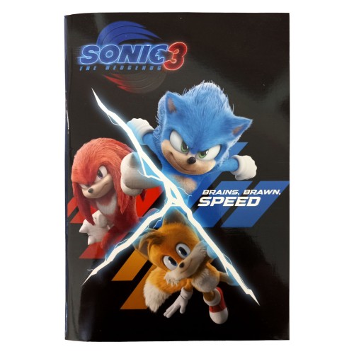 Sonic the Hedgehog Hype Man B/5 lined notebook 40 pages