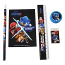 Sonic the Hedgehog Hype Man Stationery Set, 5 pcs