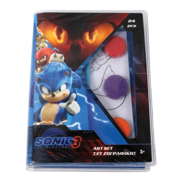 Sonic the Hedgehog Hype Man mini art set