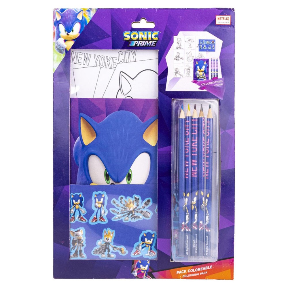 Sonic the Hedgehog Prime stationery set