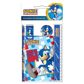 Sonic the Hedgehog Rush Sonic the Hedgehog stationery set 5 pcs
