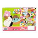 Squishmallows Feelin' A/4 spiral sketchbook with 40 sheets and sticker