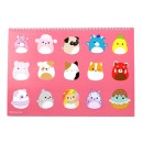 Squishmallows Feelin' A/4 spiral sketchbook with 40 sheets and sticker