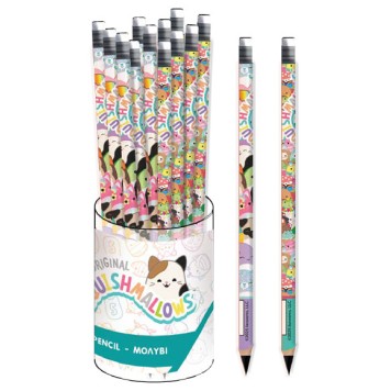 Squishmallows Feelin' HB graphite pencil with eraser tip