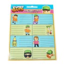 Stumble Guys Race 16 pcs notebook label
