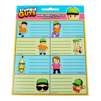 Stumble Guys Race 16 pcs notebook label