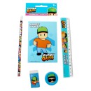 Stumble Guys Race stationery set, 5 pieces