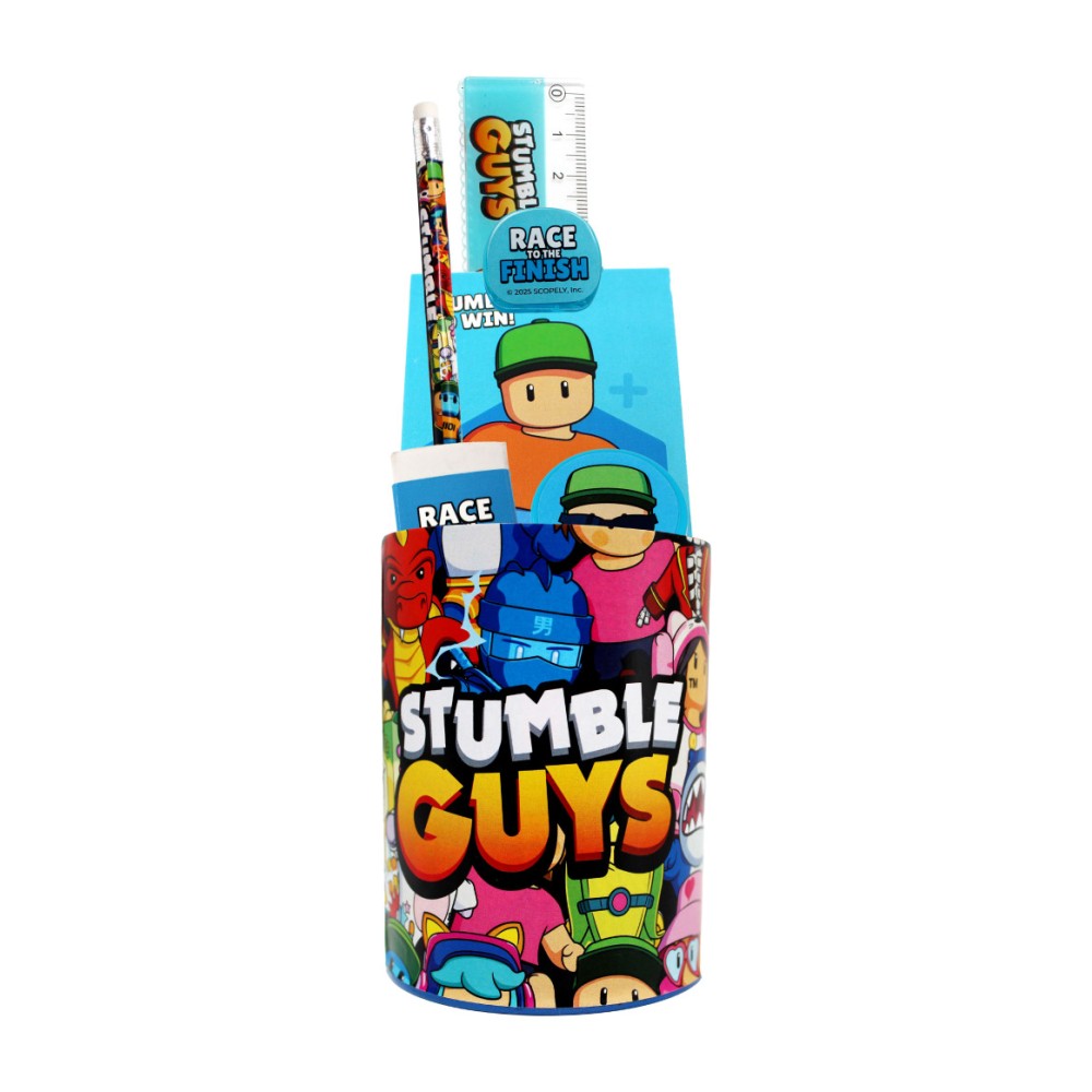 Stumble Guys Race 7-piece stationery set