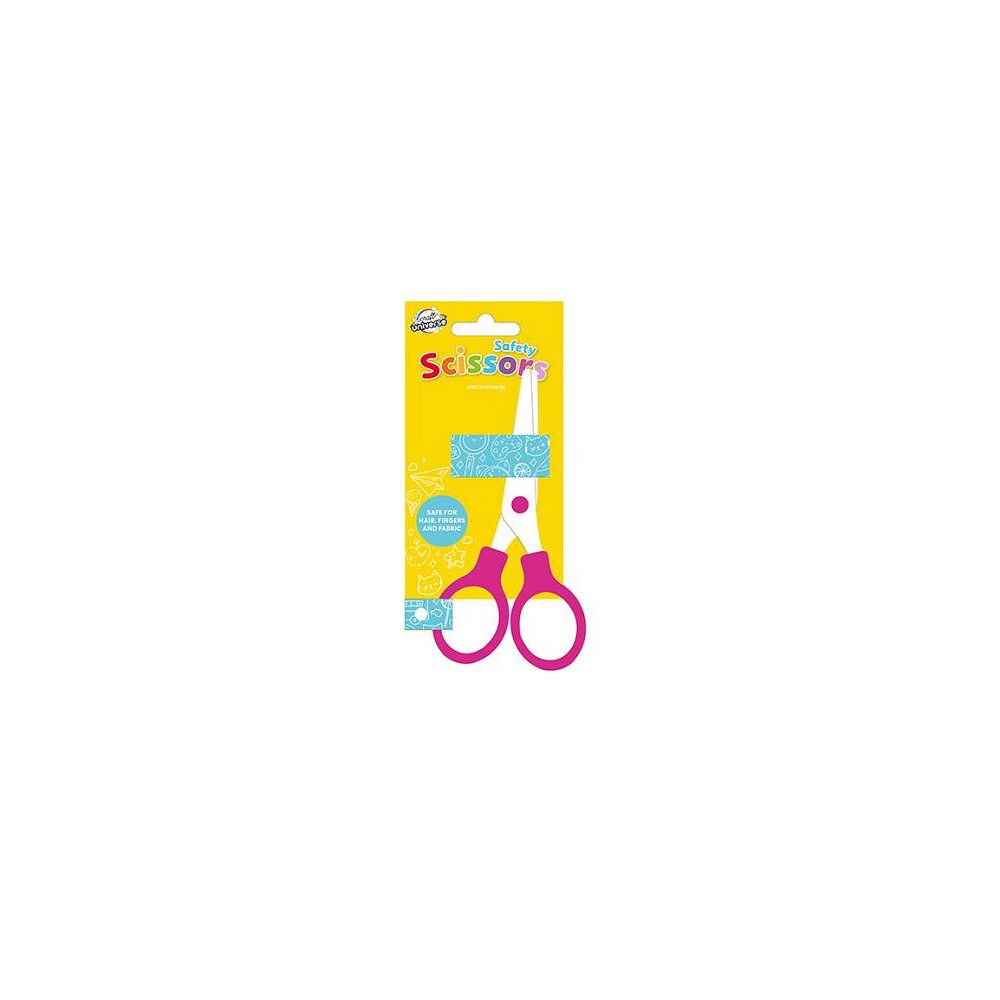 Colour Pink Safety Scissors 15 cm