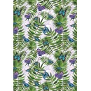 Colour Fern and Butterfly Nature A/4 Elastic Folder