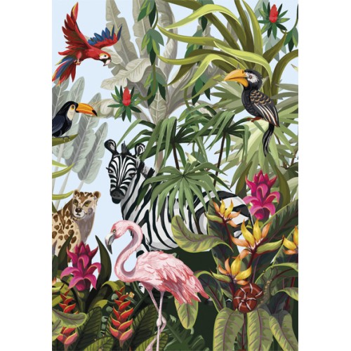 Colour Jungle Nature A/4 Elastic Folder