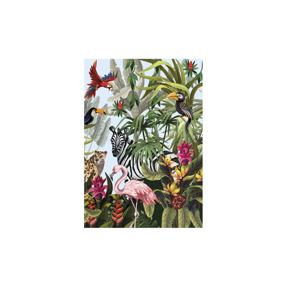 Colour Jungle Nature A/4 Elastic Folder