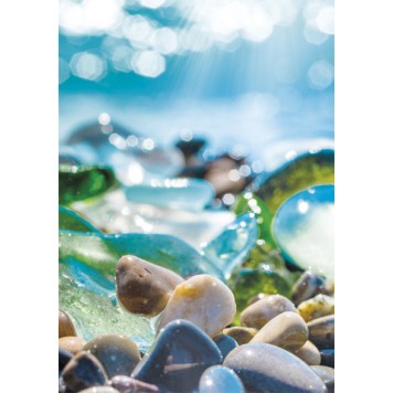 Colour Sea Glass Nature A/4 Elastic Folder