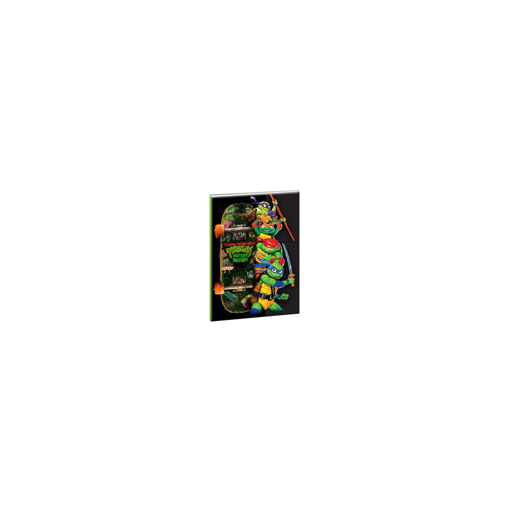 Teenage Mutant Ninja Turtles Skateboard B/5 lined notebook 40 sheets
