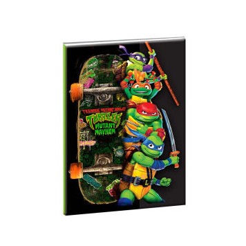 Teenage Mutant Ninja Turtles Skateboard B/5 lined notebook 40 sheets