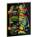 Teenage Mutant Ninja Turtles Skateboard B/5 lined notebook 40 sheets