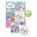 Unicorn Dreams paint set with color by numbers