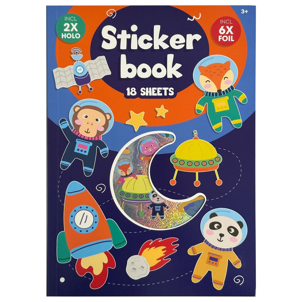 Space Animals A5 Sticker Album